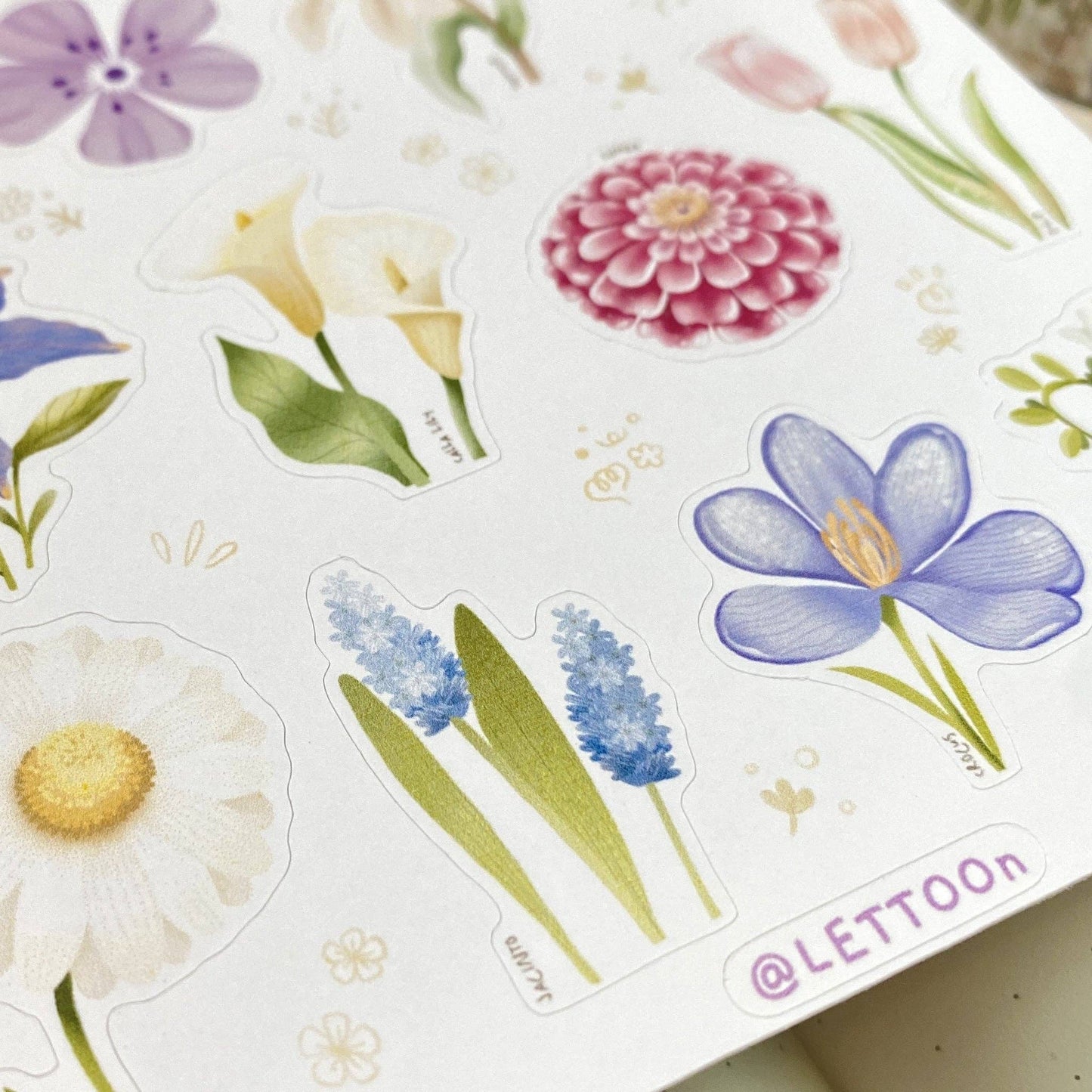 Floral Desire - Sticker Sheet