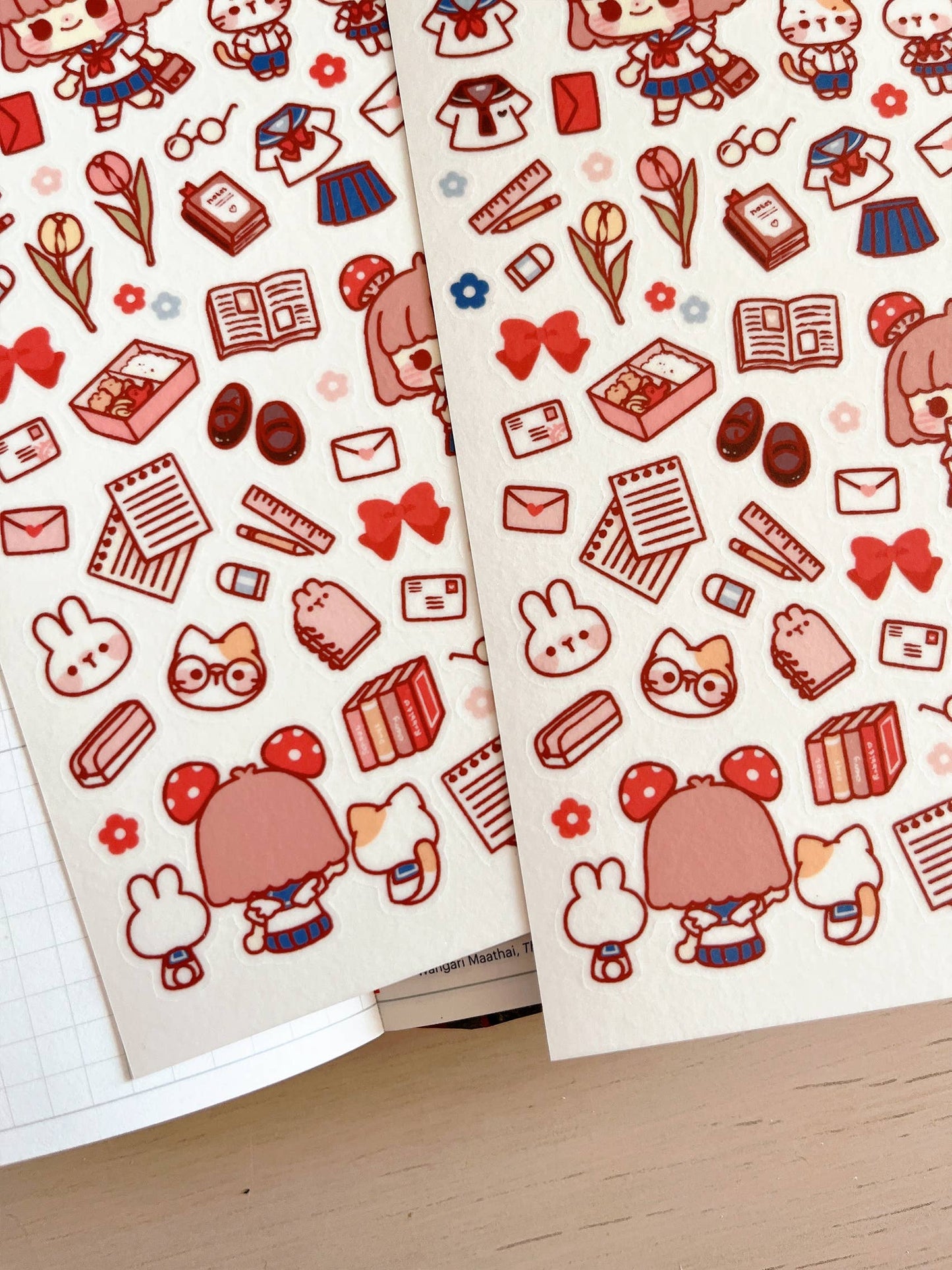 School Days Sticker Sheet