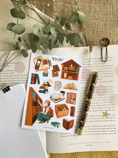 Book Store - Sticker Sheet
