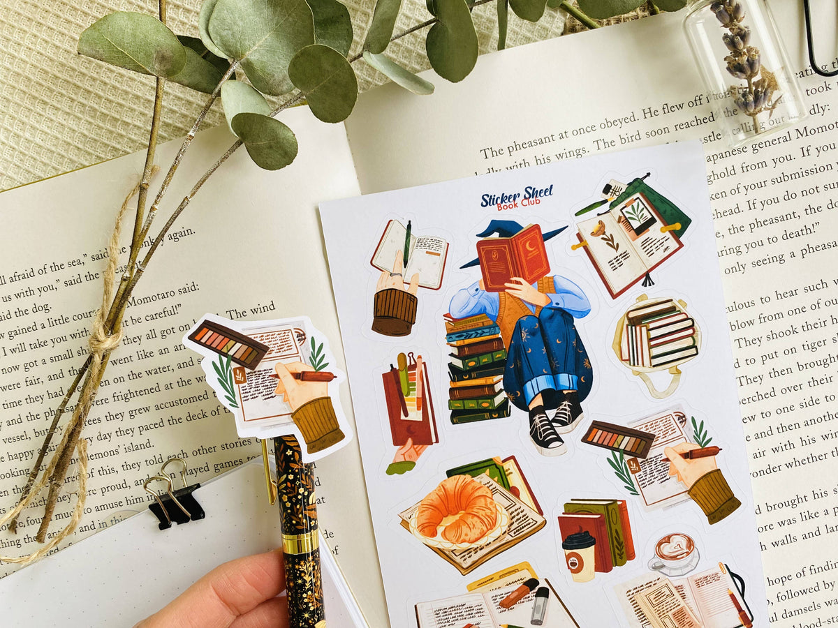 Book Club - Sticker Sheet