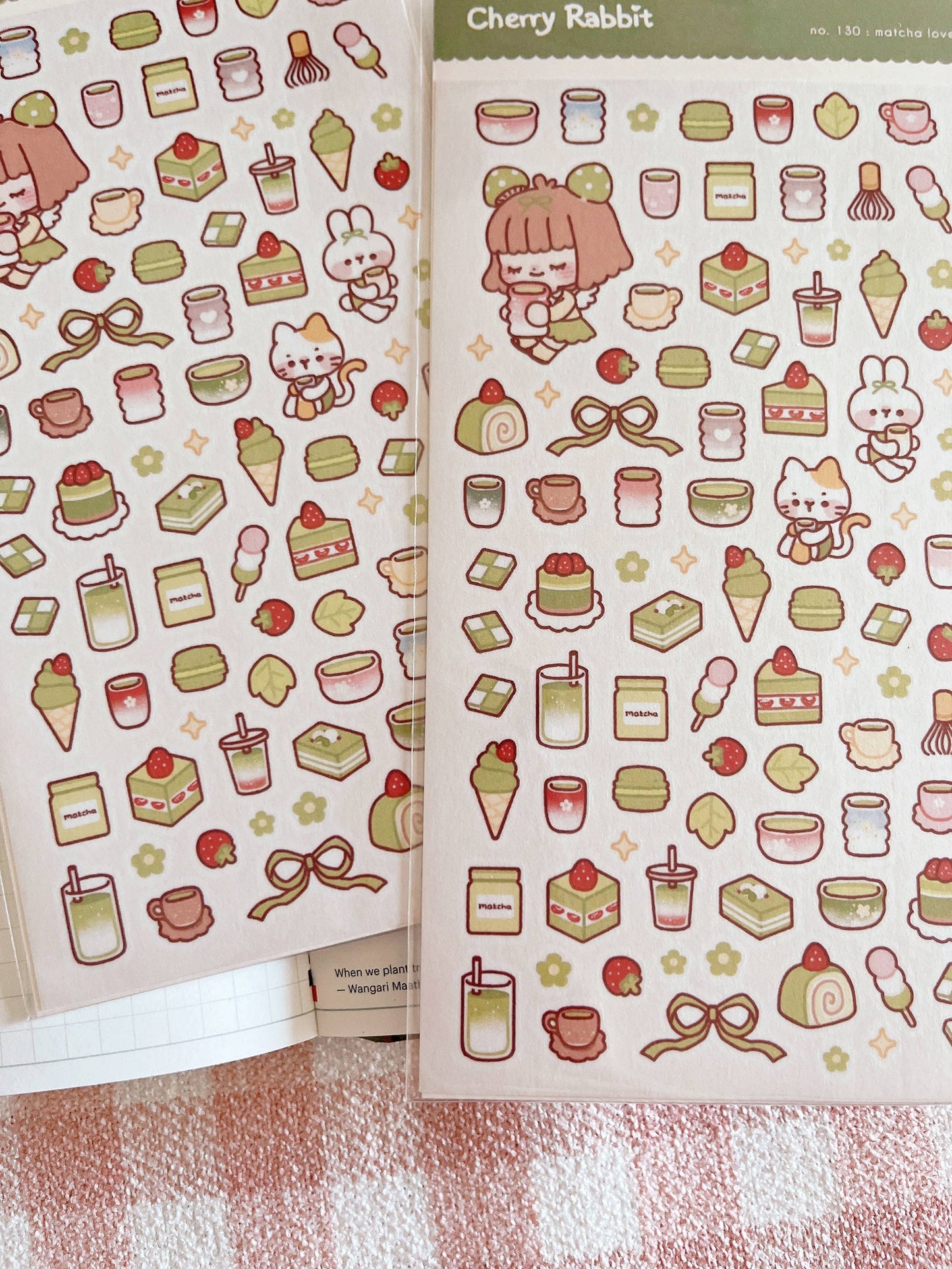 Matcha Love Sticker Sheet