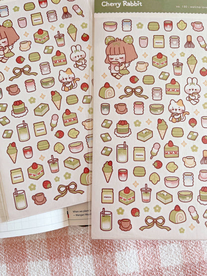 Matcha Love Sticker Sheet