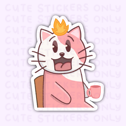 This is Fine - Joey and Cake Die Cut Stickers