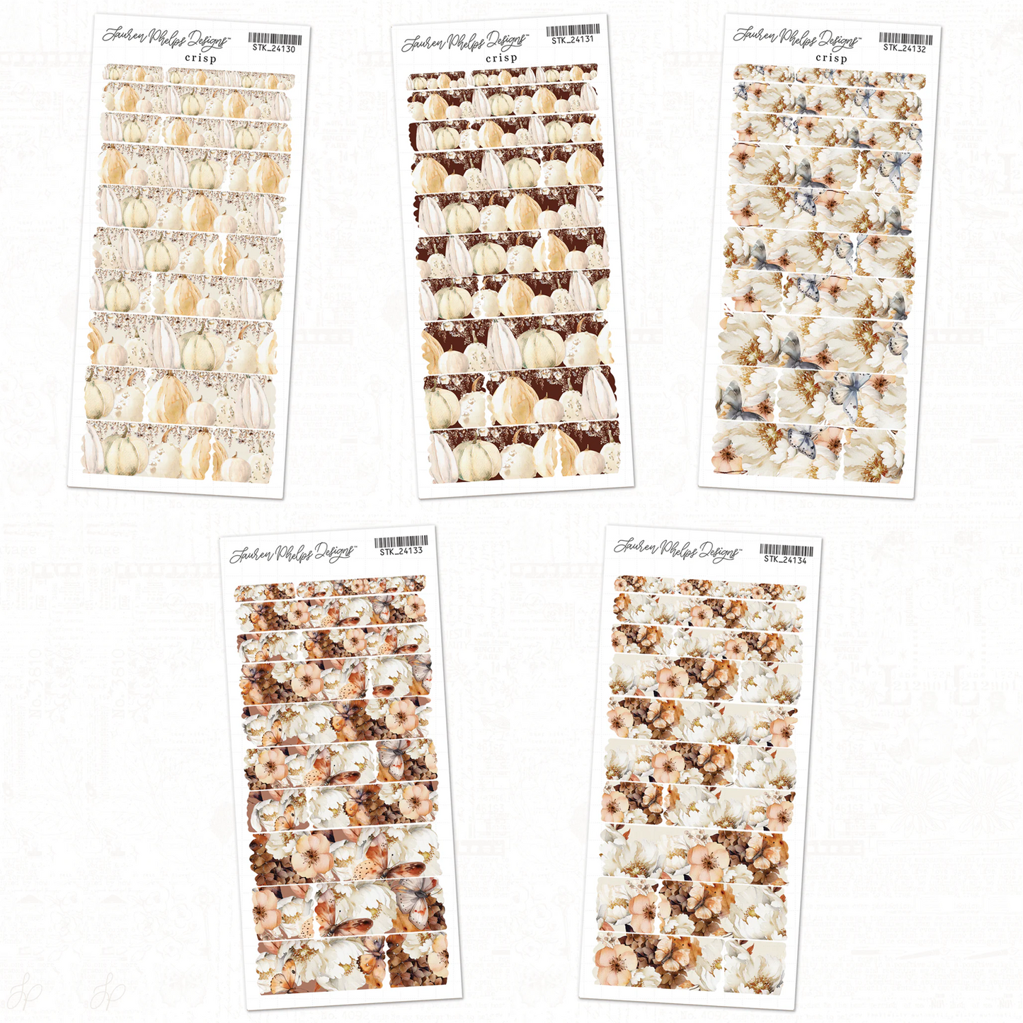 Crisp Collection Sticker Sheets