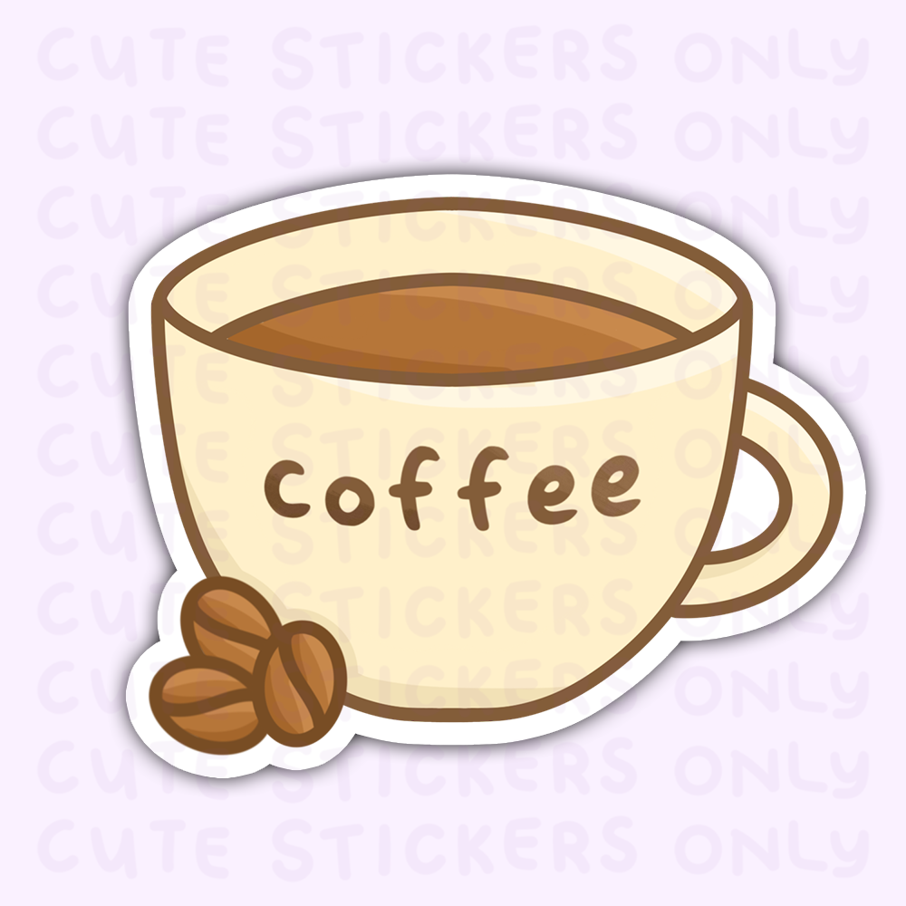 Coffee Date - Joey and Cake Die Cut Stickers