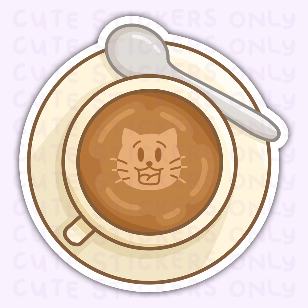 Coffee Date - Joey and Cake Die Cut Stickers