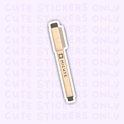 Rainbow Pens - Die Cut Stickers