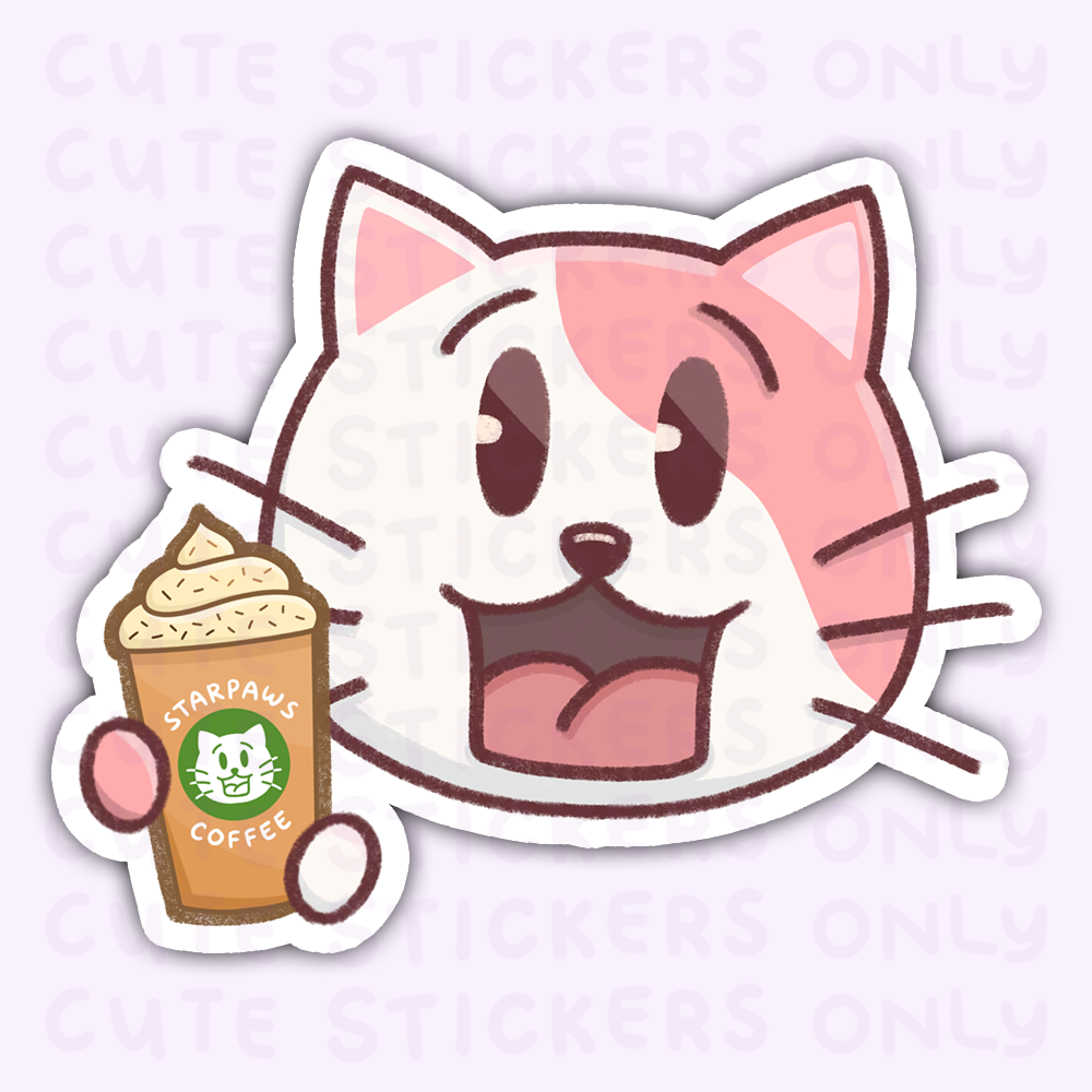 Coffee Date - Joey and Cake Die Cut Stickers