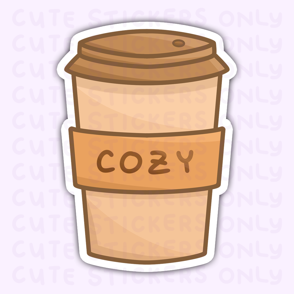 Coffee Date - Joey and Cake Die Cut Stickers