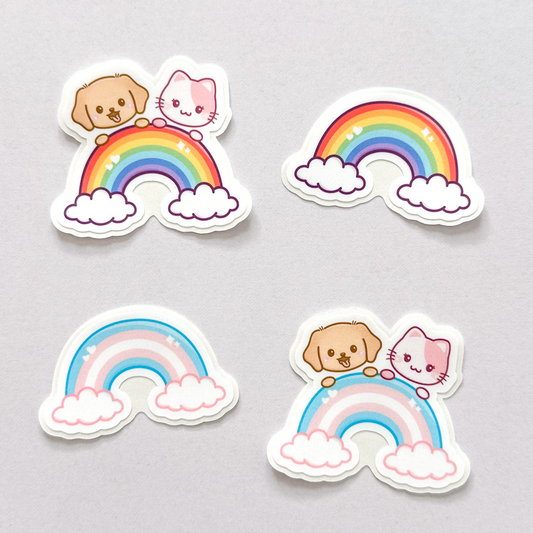 Pride Rainbow Die Cut Stickers - Fundraising for The Proud Trust