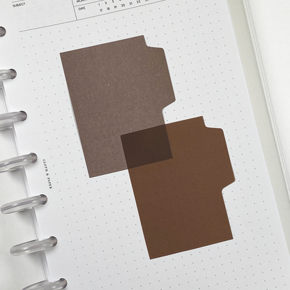 Tab Sticky Notes Set | Espresso