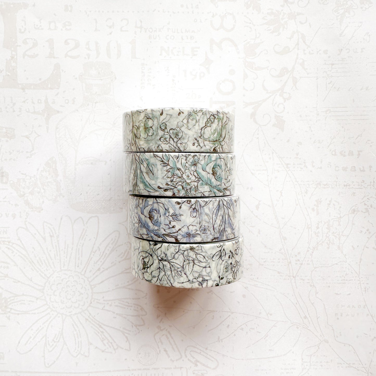 Bloom Collection Satin Washi Tapes 15mm