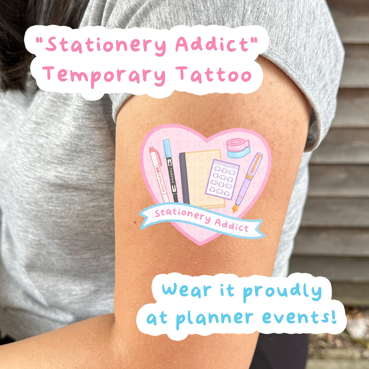 Stationery Addict - Temporary Tattoo