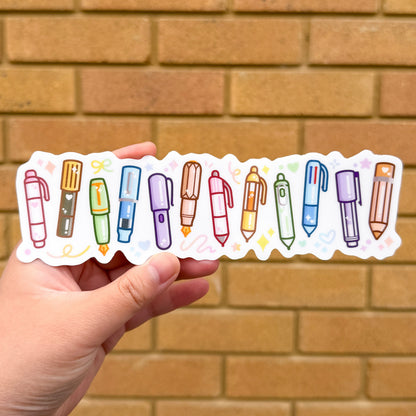 Pen Collectors Club 18cm Long Stickers & Magnets