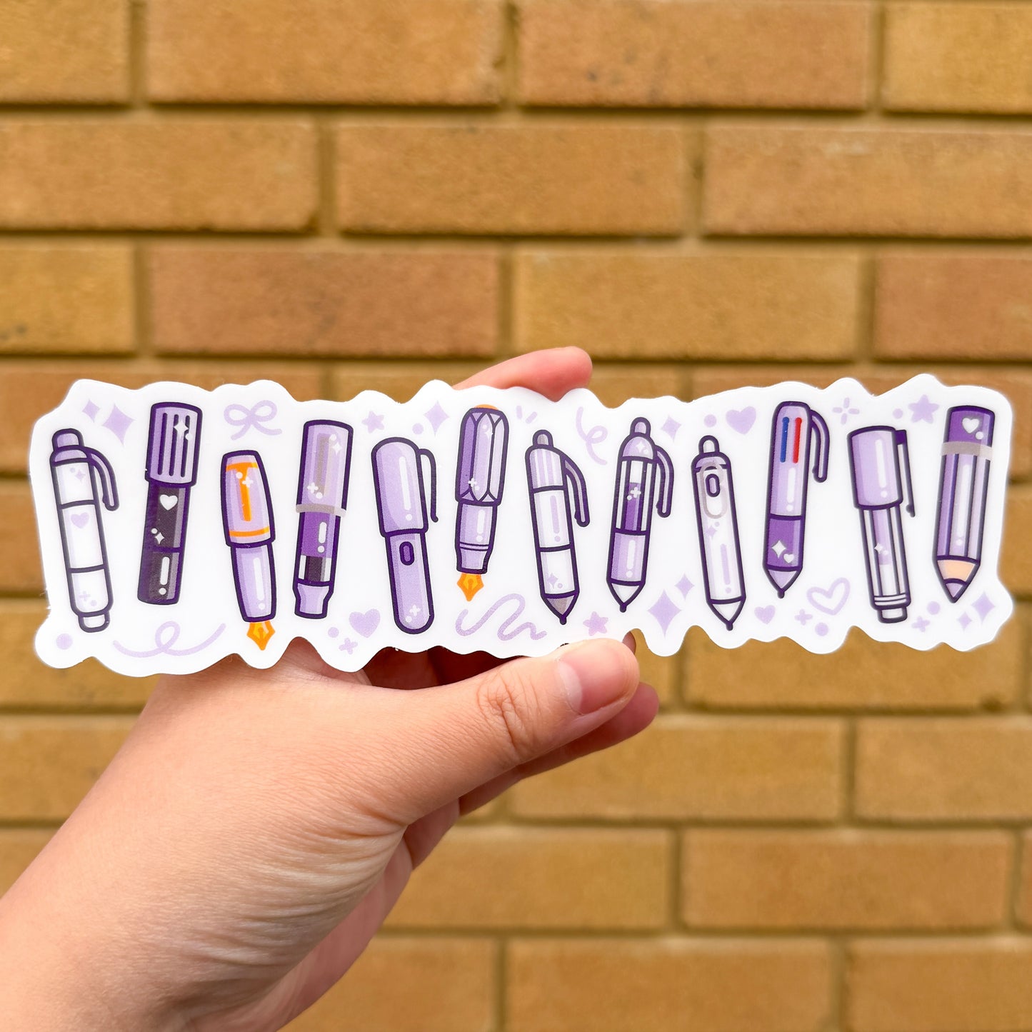 Pen Collectors Club 18cm Long Stickers & Magnets