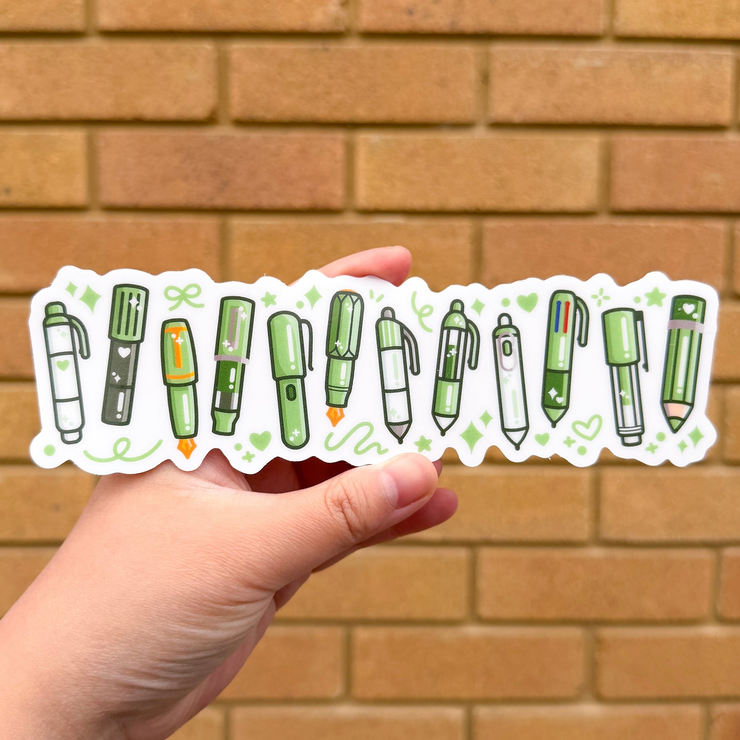 Pen Collectors Club 18cm Long Stickers & Magnets