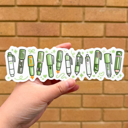 Pen Collectors Club 18cm Long Stickers & Magnets
