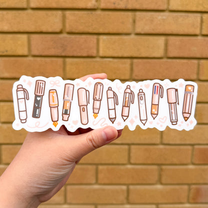Pen Collectors Club 18cm Long Stickers & Magnets