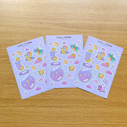 Cosmic Lemonade Premium Sticker Sheet