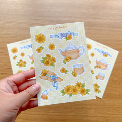 Sunflower Dreams Premium Sticker Sheet