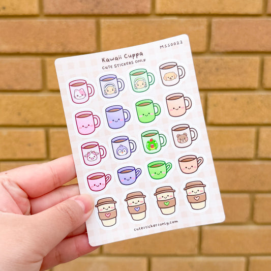 Kawaii Cuppa - Sticker Sheets Set