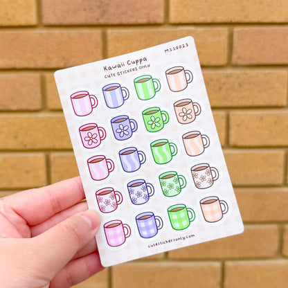 Kawaii Cuppa - Sticker Sheets Set