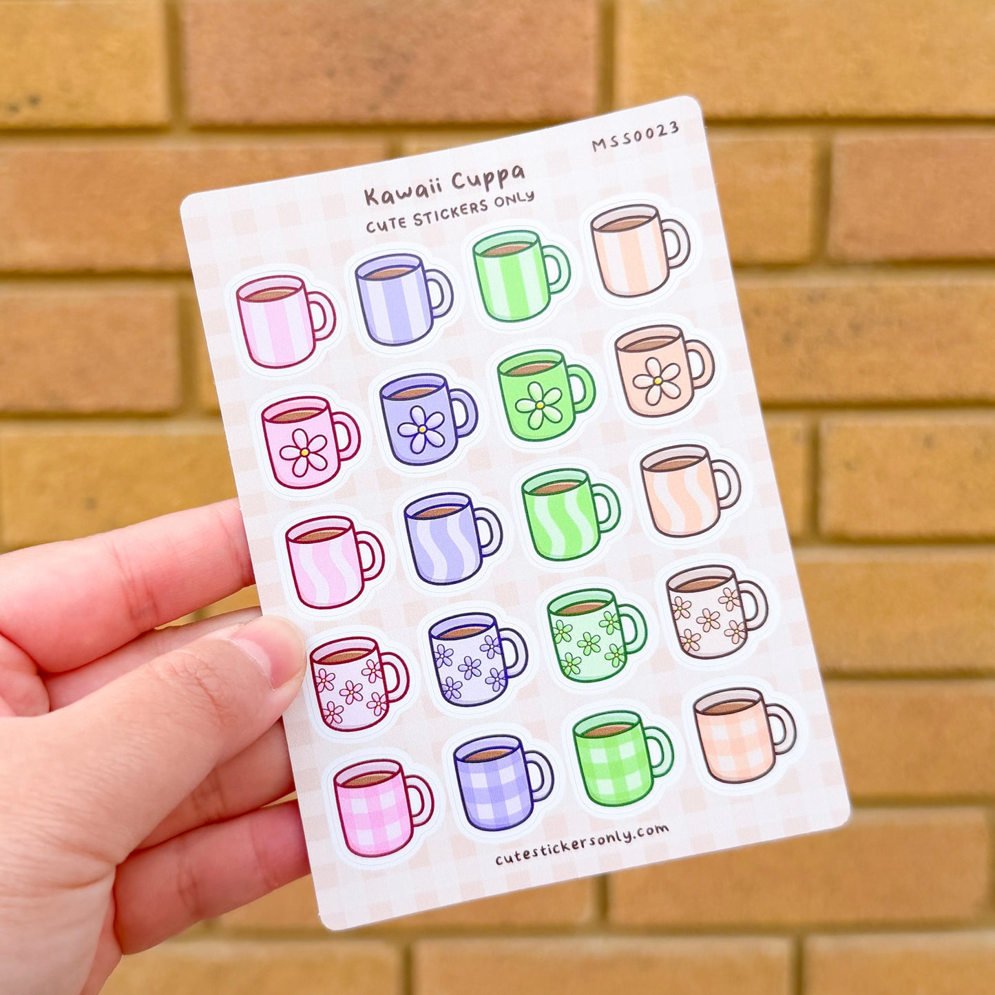Kawaii Cuppa - Sticker Sheets Set