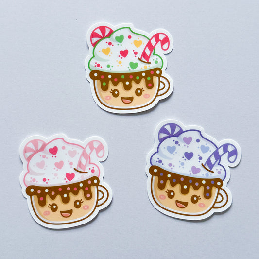 Kawaii Hotties Matte Die Cut Stickers