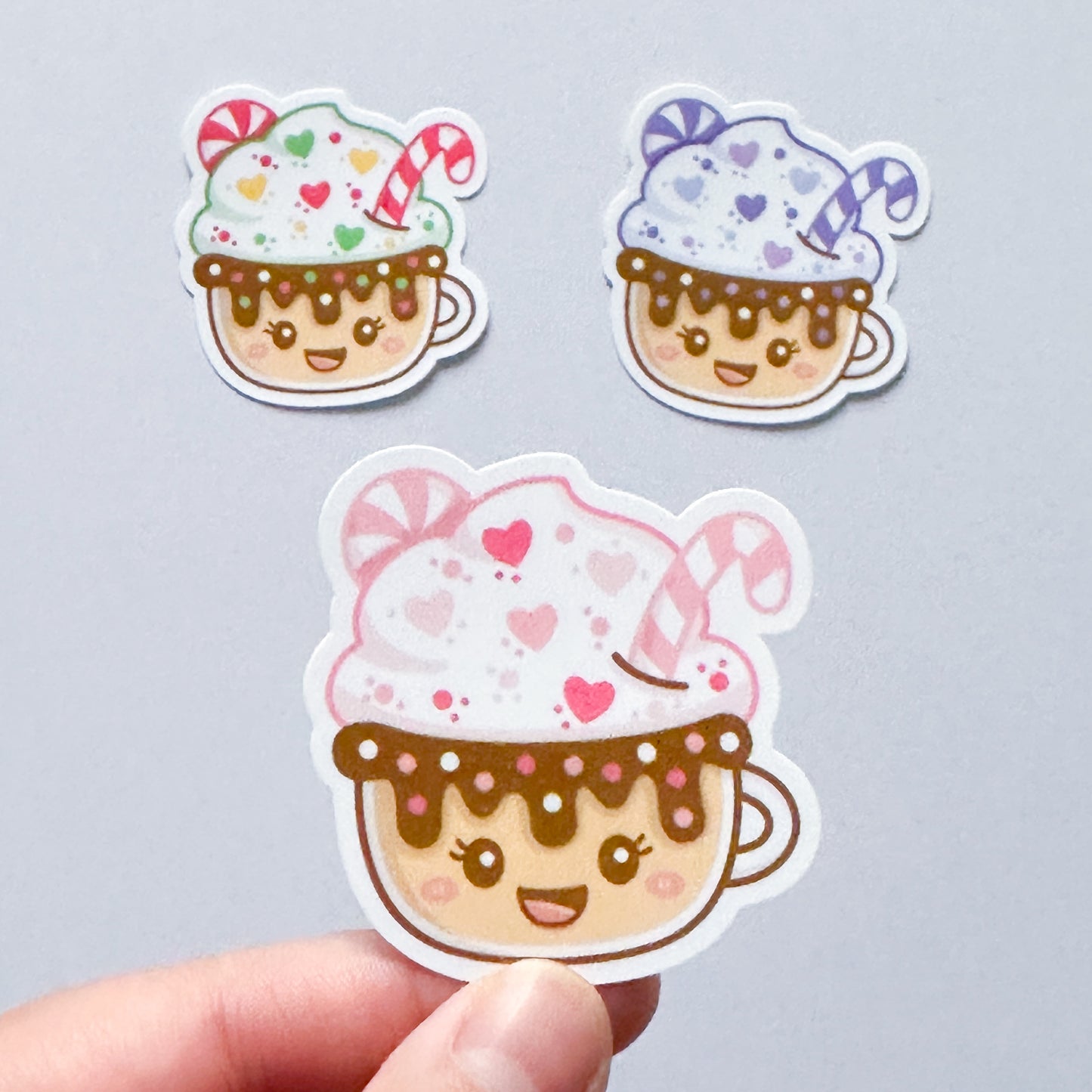 Kawaii Hotties Matte Die Cut Stickers