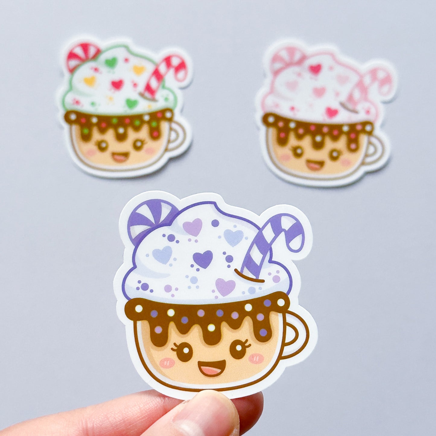 Kawaii Hotties Matte Die Cut Stickers