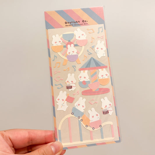 Amusement Park Deco Sticker Sheet