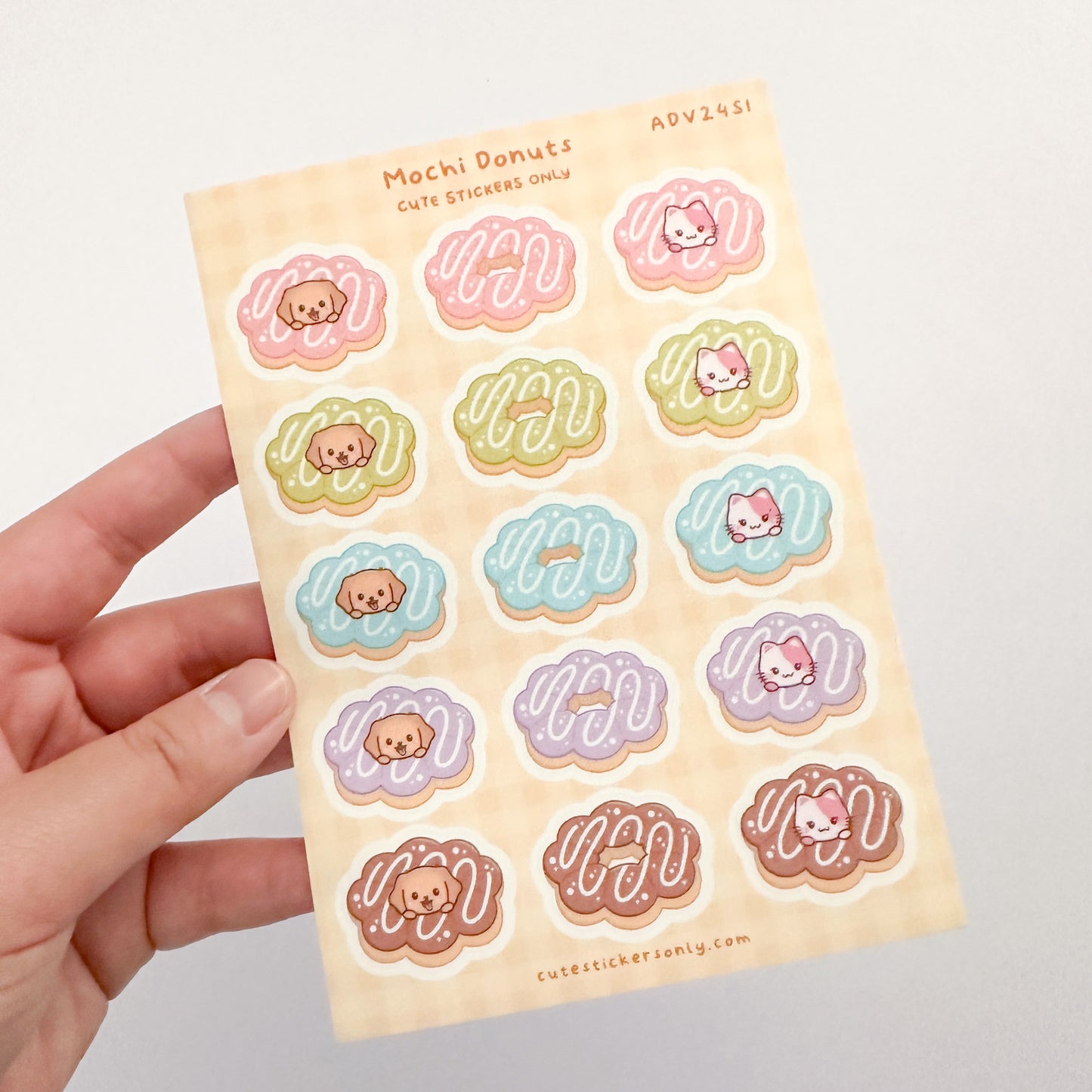 Mochi Donuts - Premium Sticker Sheet