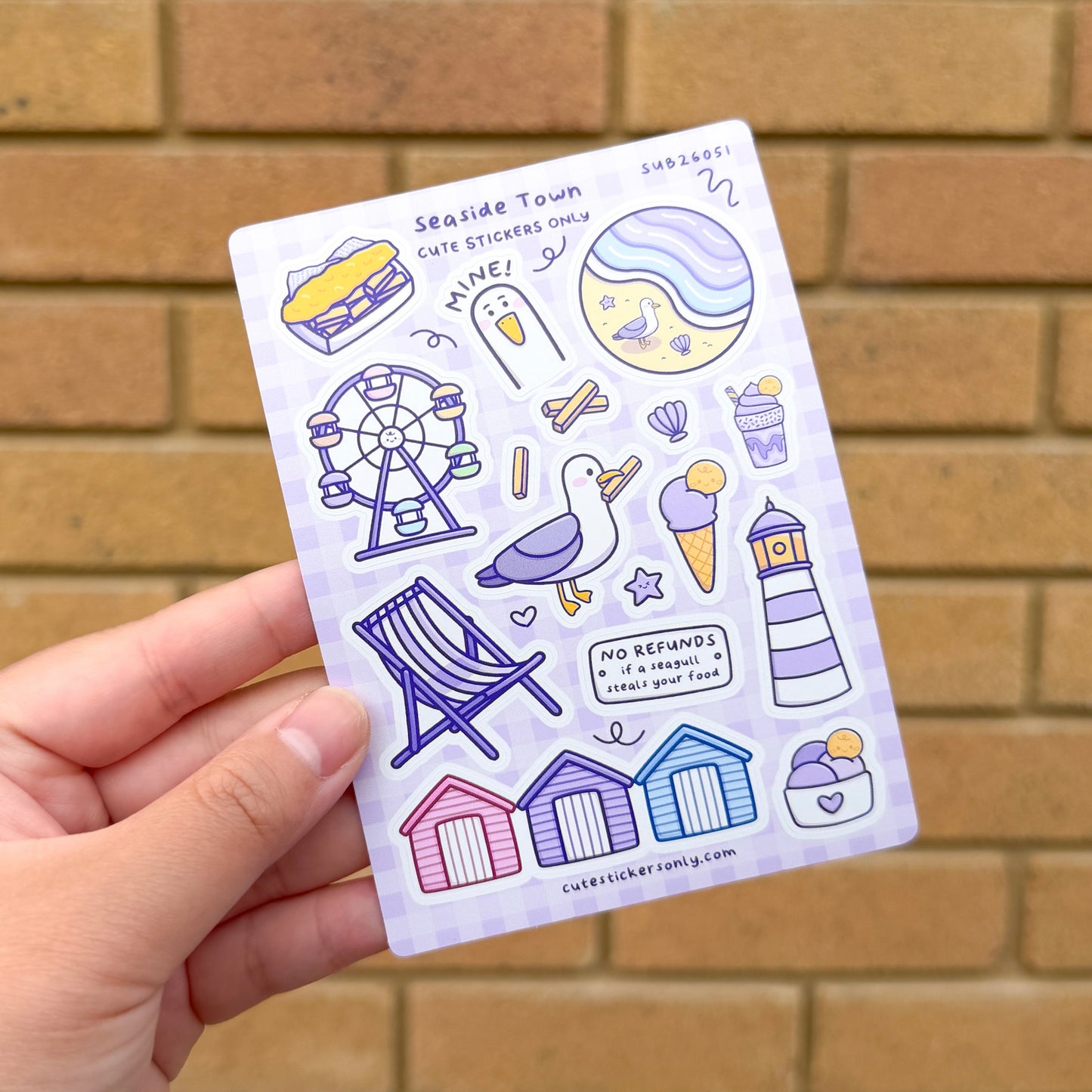 Seaside Town - Sticker Sheet