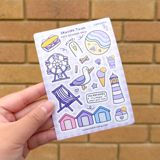 Seaside Town - Sticker Sheet