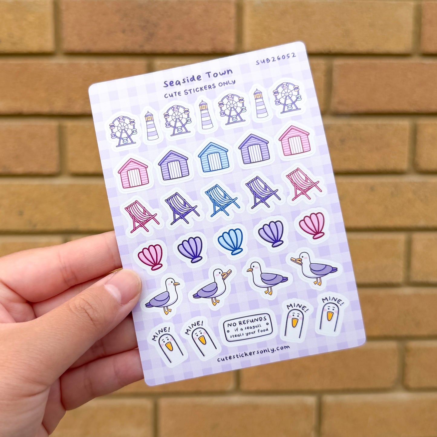 Seaside Town 2 - Sticker Sheet