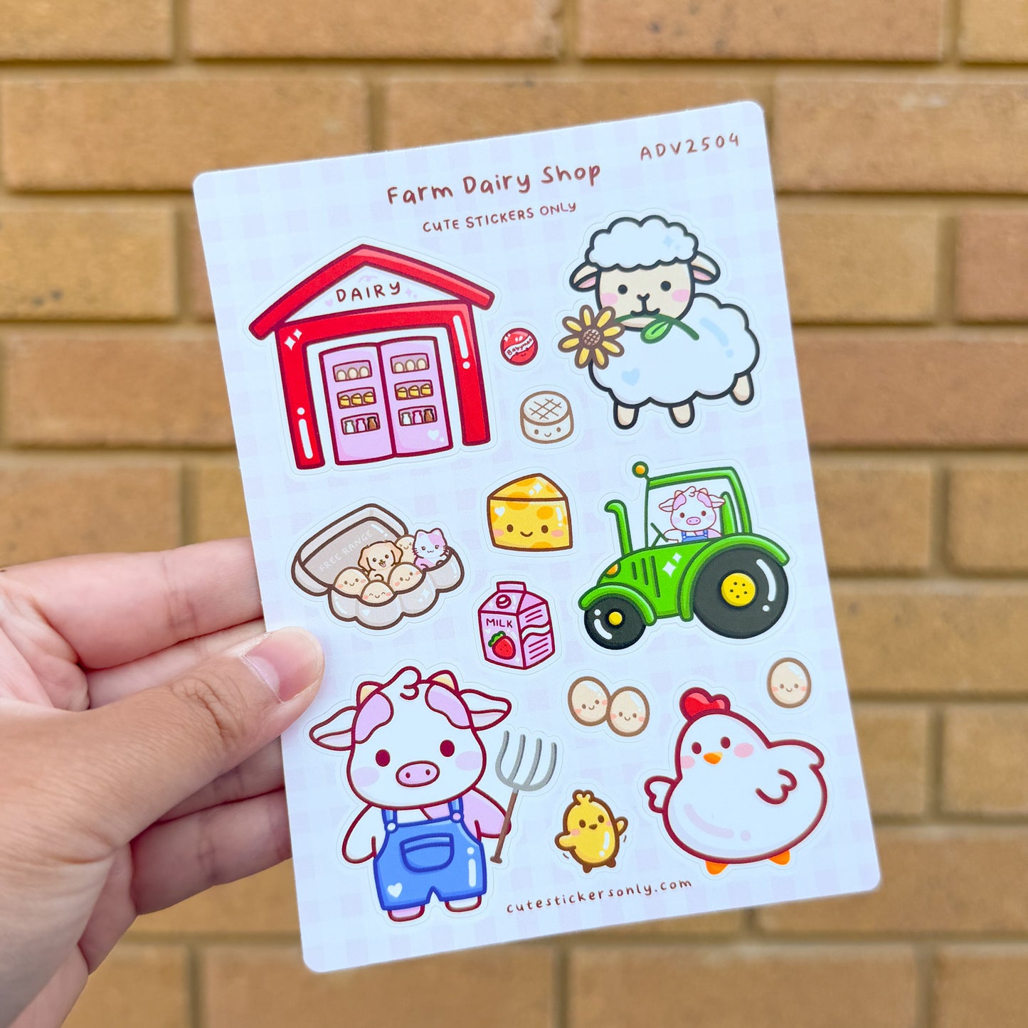 Farm Dairy Shop - Sticker Sheet