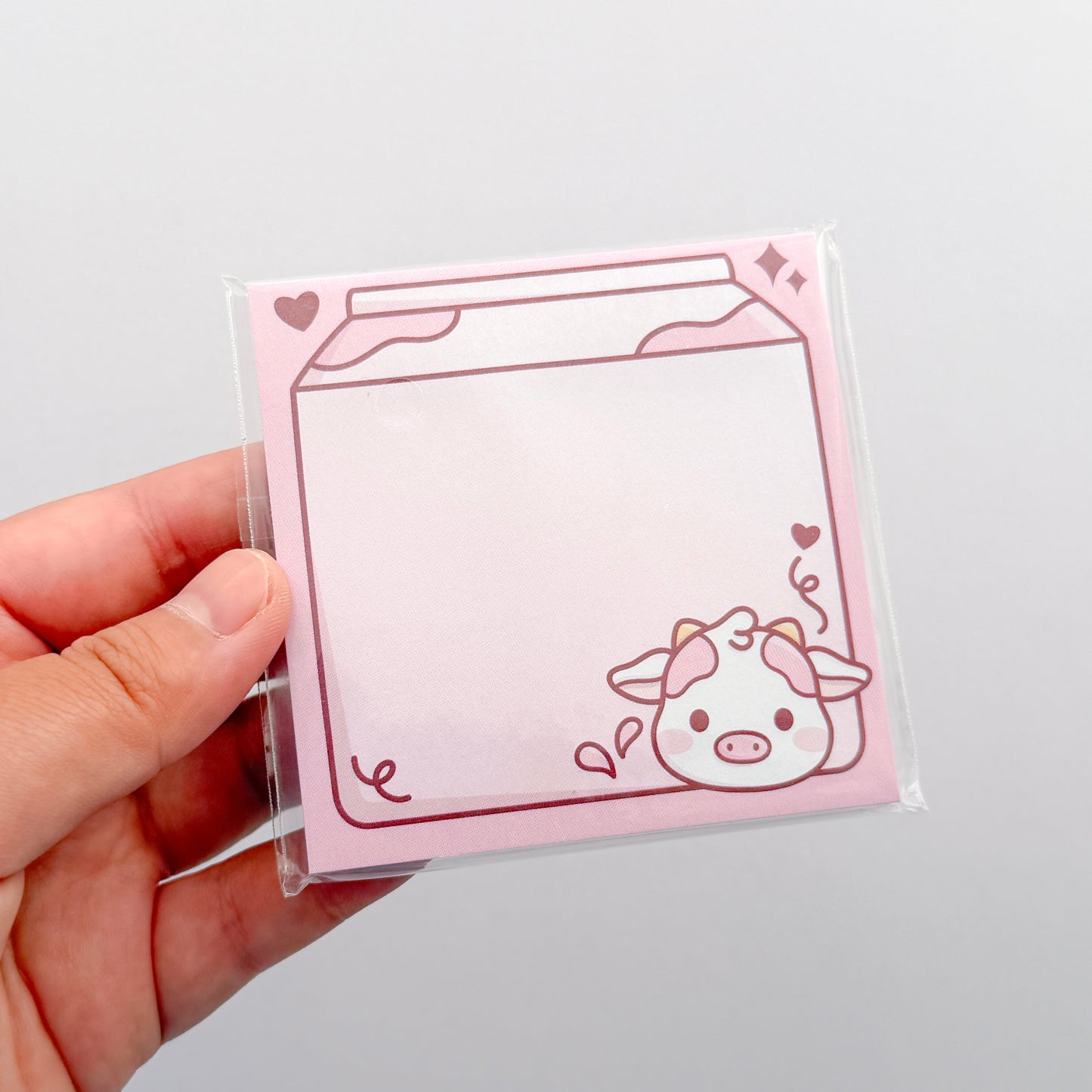 Strawberry Cow Milk - Sticky Notes