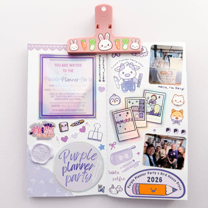 Animal Village TN Planner Clip