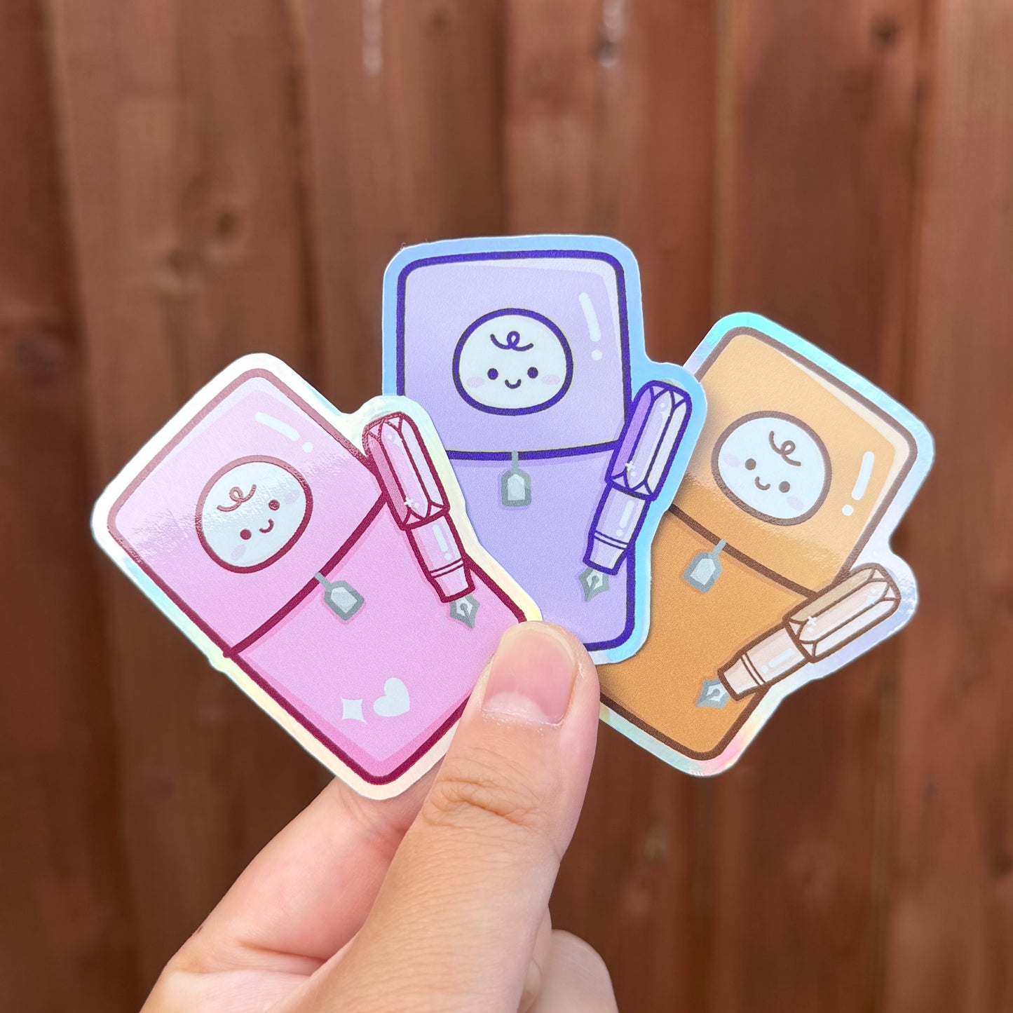 Standard TN and Paweco Fountain Pen - Holographic Die Cut Stickers