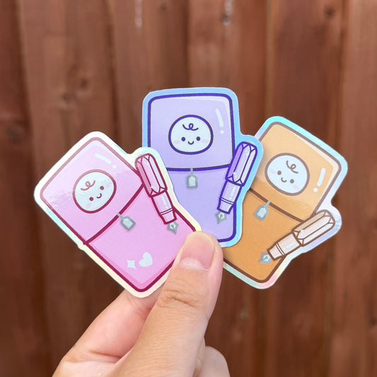 Standard TN and Paweco Fountain Pen - Holographic Die Cut Stickers