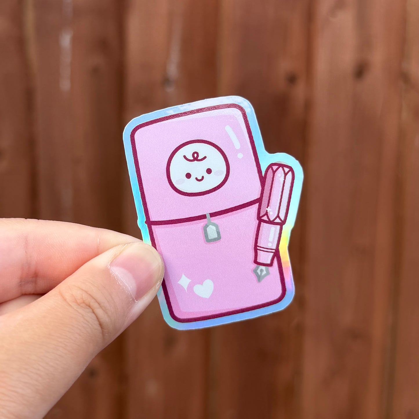 Standard TN and Paweco Fountain Pen - Holographic Die Cut Stickers