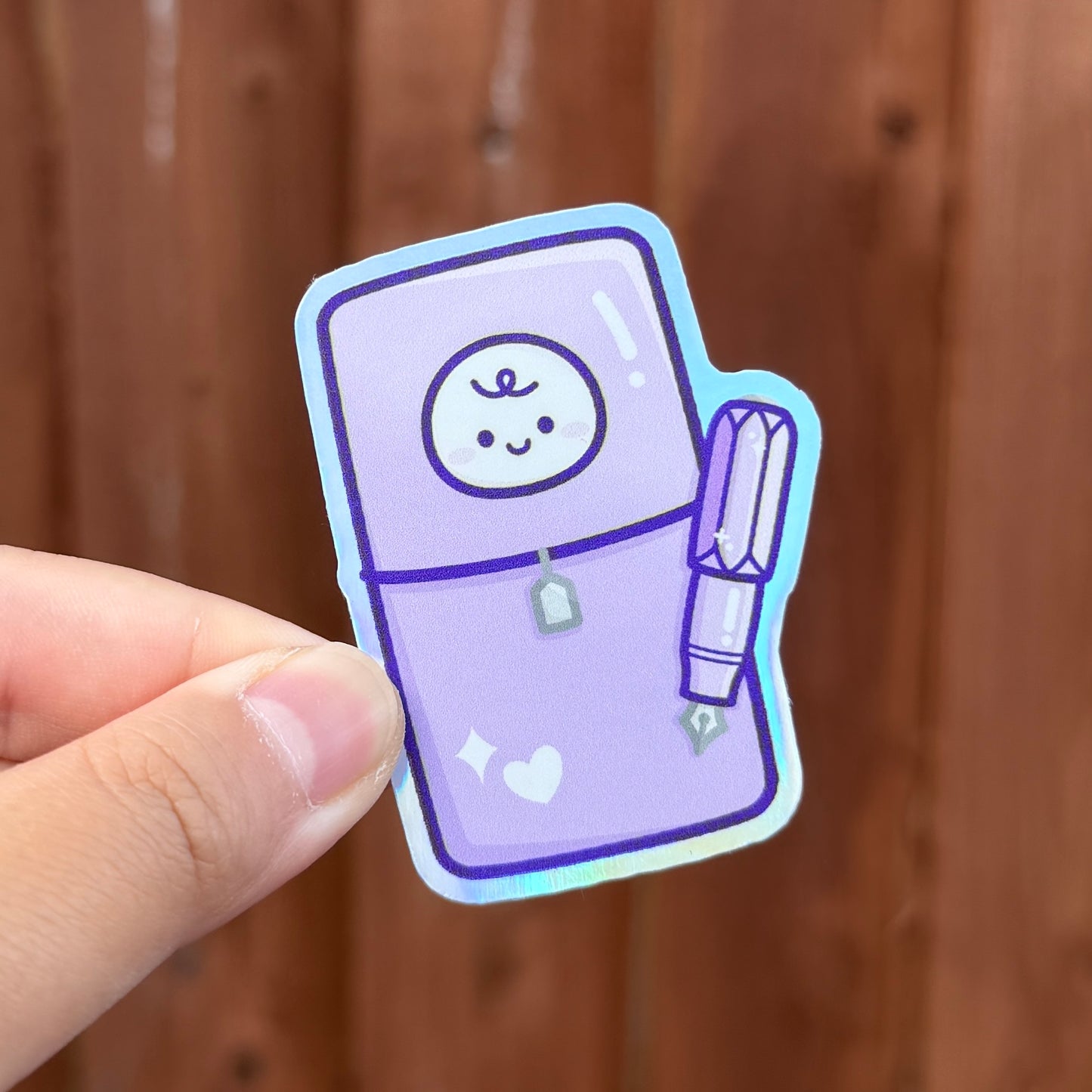 Standard TN and Paweco Fountain Pen - Holographic Die Cut Stickers
