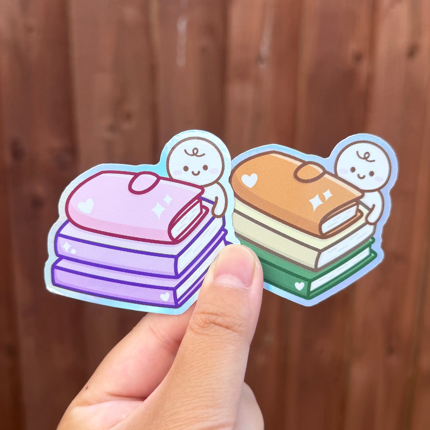 Journal & Planner Stack - Holographic Die Cut Stickers