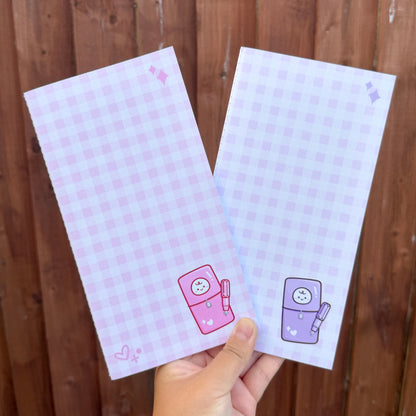 Custard TN Insert Notebook (dot grid, 64pg, 120gsm) - Reversible Pink/Purple Cover
