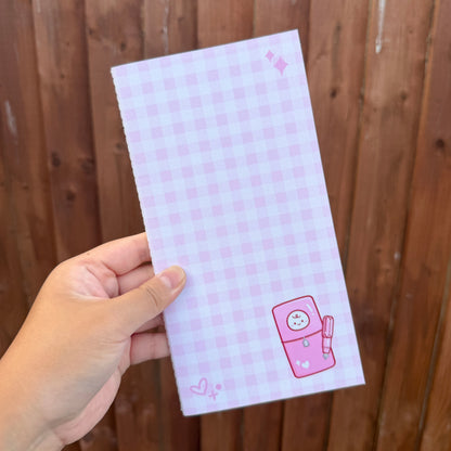 Custard TN Insert Notebook (dot grid, 64pg, 120gsm) - Reversible Pink/Purple Cover