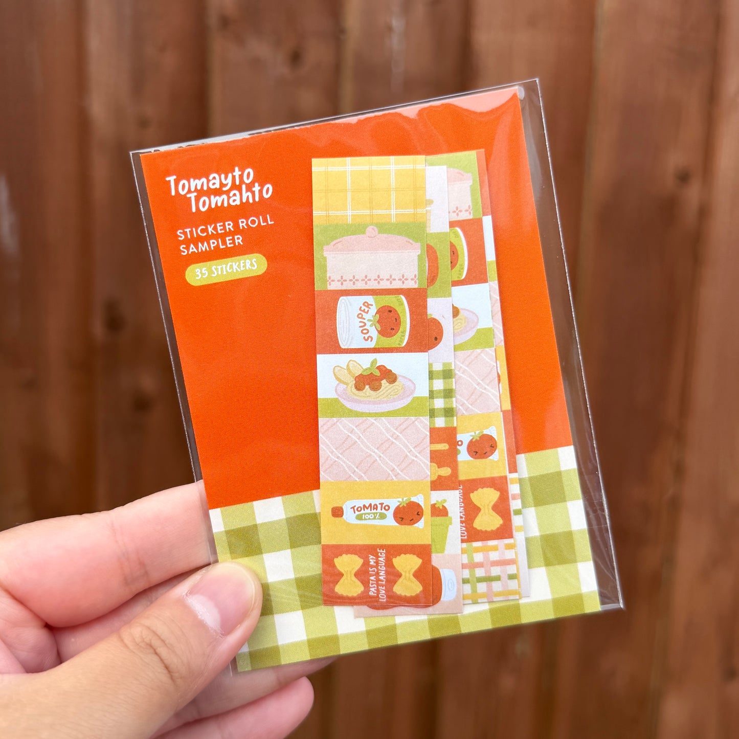 [LIMITED] Tomayto Tomahto Sticker Label Roll Sampler (35 stickers)