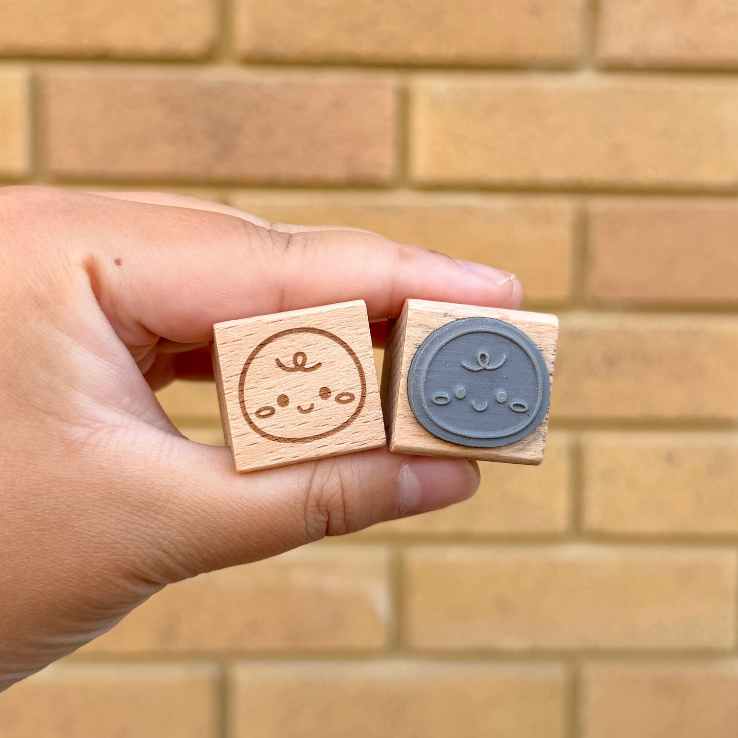 Custard Wooden Stamps