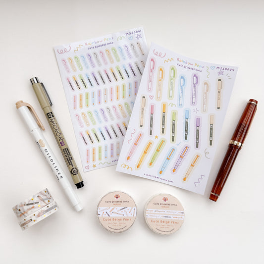 Cute Rainbow Pens v2 Bundles