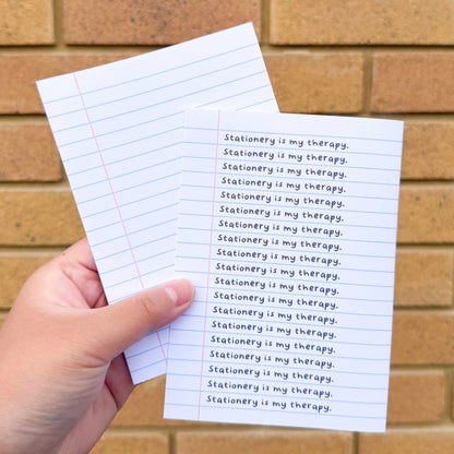 Classic Ruled Notebook Paper A5 Scrapbooking Paper