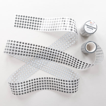 Alphabet Beads 50mm Pre-Cut Matte PET Tape